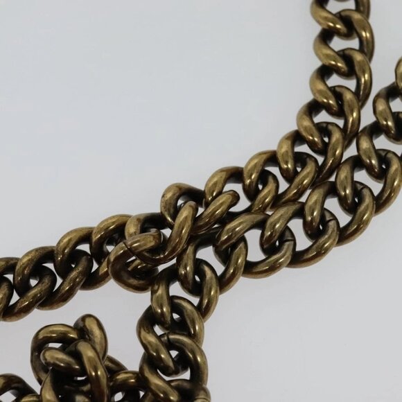 CHANEL Matelasse Chain Shoulder Bag Grained Calf Skin Red CC Auth 127170 - Picture 8 of 16